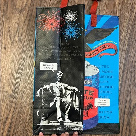 Trader Joe’s WASHINGTON DC Mystery Bag Reusable Tote Bag - Picture 5 of 6